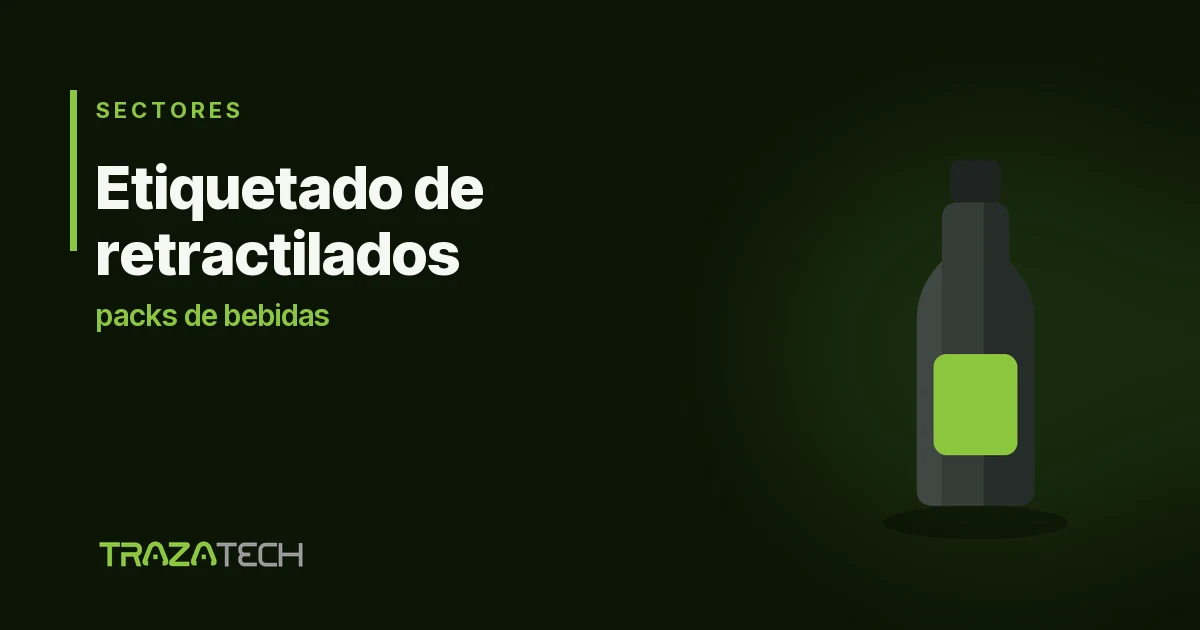Etiquetado de retractilados (packs) de bebidas
